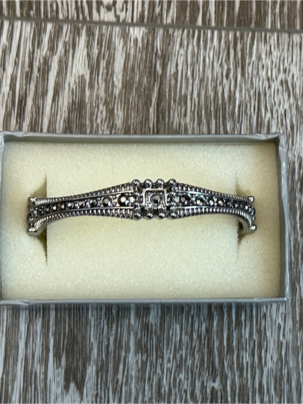 Liz Claiborne Marcasite Bangle Bracelet Gorgeous!